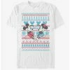 Brand new 😍 Disney Mickey Mouse Holiday Mickey & Minnie Sweater T-Shirt ✔️