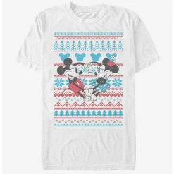 Brand new 😍 Disney Mickey Mouse Holiday Mickey & Minnie Sweater T-Shirt ✔️