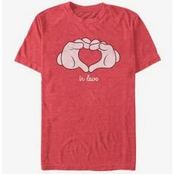 Flash Sale ✔️ Disney Mickey Mouse Glove Heart T-Shirt ⌛