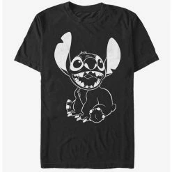Deals 🔔 Disney Lilo & Stitch Smiling Stitch T-Shirt 🤩