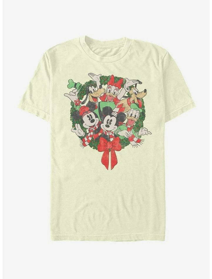 Flash Sale βοΈ Disney Mickey Mouse Holiday Mickey Friends Wreath T-Shirt π 1 Flash Sale βοΈ Disney Mickey Mouse Holiday Mickey Friends Wreath T-Shirt π