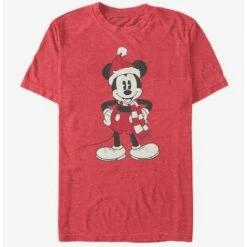 Hot Sale ✔️ Disney Mickey Mouse Holiday Mickey Hat T-Shirt 🎁