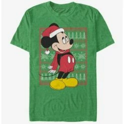 Flash Sale 🔥 Disney Mickey Mouse Holiday Mickey Ugly Sweater T-Shirt 💯
