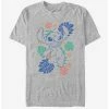 Cheapest 😉 Disney Lilo & Stitch Retro Tropical Tonal Stitch T-Shirt 👏