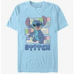 Cheapest ✨ Disney Lilo & Stitch Stitch Character 🤩 Shirt With Pattern T-Shirt 👏