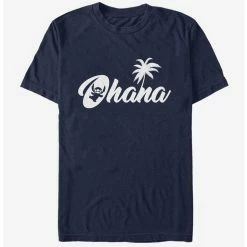 Best Sale 👍 Disney Lilo & Stitch Stitch Sillhouette Ohana T-Shirt ❤️