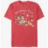 Best Sale ✨ Disney Mickey Mouse Holiday Sled 🧨 Dog Group T-Shirt ❤️