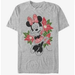 Brand new 🤩 Disney Minnie Mouse Holiday 💯 Christmas Fairisle Minnie T-Shirt ⌛