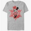 Outlet 🎉 Disney Minnie Mouse Holiday Snowflake T-Shirt 😉