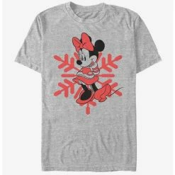 Outlet 🎉 Disney Minnie Mouse Holiday Snowflake T-Shirt 😉