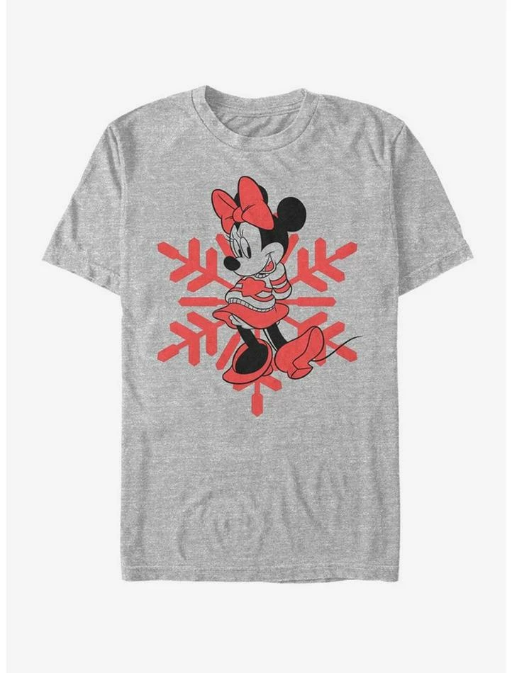 Outlet 🎉 Disney Minnie Mouse Holiday Snowflake T-Shirt 😉 1 Outlet 🎉 Disney Minnie Mouse Holiday Snowflake T-Shirt 😉