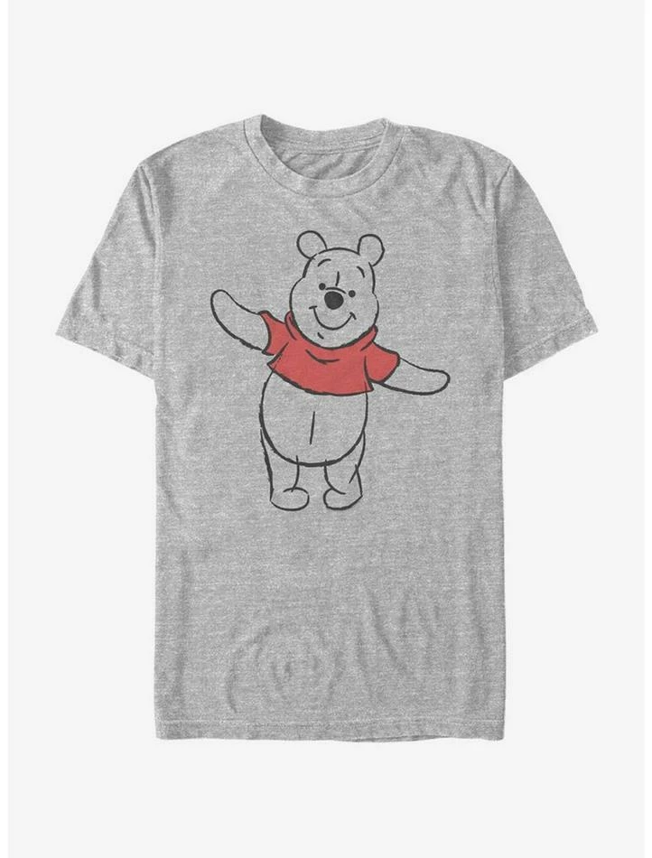 Promo ⌛ Disney Winnie The Pooh Basic Sketch Pooh T-Shirt ✨ 1 Promo ⌛ Disney Winnie The Pooh Basic Sketch Pooh T-Shirt ✨