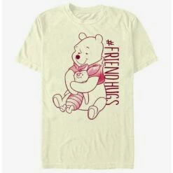 Cheapest 🤩 Disney Winnie The Pooh Piglet Pooh Hugs T-Shirt ❤️