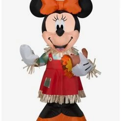 New 🔥 Disney Minnie Mouse Thanksgiving Cornucopia Inflatable Décor 😉