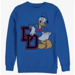 Brand new 🛒 Disney Donald Duck Donald College DD Sweatshirt 🎁