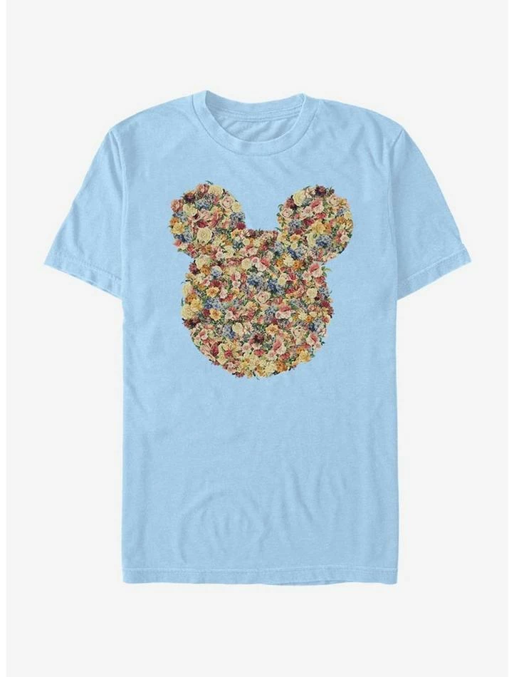Hot Sale 😍 Disney Mickey Mouse Floral Mickey Head T-Shirt ❤️ 2 Hot Sale 😍 Disney Mickey Mouse Floral Mickey Head T-Shirt ❤️ - Image 2
