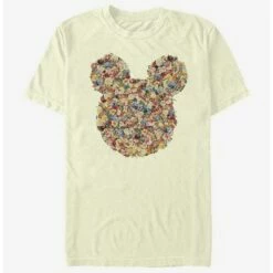 Hot Sale π Disney Mickey Mouse Floral Mickey Head T-Shirt β€οΈ