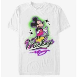 Best Sale 🎉 Disney Mickey Mouse Airbrush Mickey T-Shirt 👍