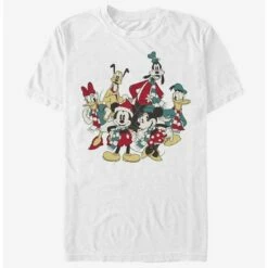 Coupon ❤️ Disney Mickey Mouse Holiday Group T-Shirt 🎁