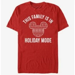 Best deal 🎁 Disney Mickey Mouse Family Holiday Mode T-Shirt 💯