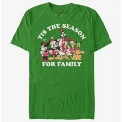 Best Sale 🥰 Disney Mickey Mouse Family Season T-Shirt ✔️