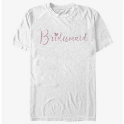Promo 🤩 Disney Mickey Mouse Disney Bridesmaid T-Shirt 😍 -Dressup Outfits Shop 14181642 hi