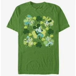 Hot Sale ✨ Disney Mickey Mouse Mickey Friends Clovers T-Shirt 🔔