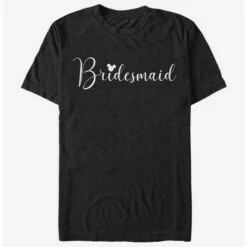 Discount ✔️ Disney Mickey Mouse Disney Bridesmaid T-Shirt 😉