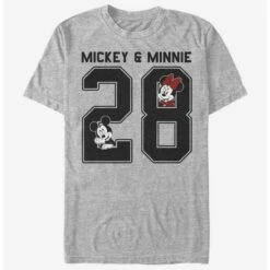 Hot Sale 🤩 Disney Mickey Mouse Mickey Minnie Collegiate T-Shirt ✨
