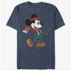Hot Sale 😉 Disney Mickey Mouse Lumberjack Mickey T-Shirt ⌛
