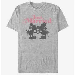 Deals 👏 Disney Mickey Mouse Just Married Mice T-Shirt ✨