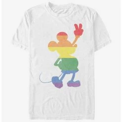 Best Pirce ⭐ Disney Mickey Mouse Love Is Love Pride Mickey T-Shirt 😀