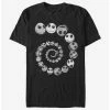 Wholesale ❤️ The Nightmare Before Christmas Jack Emotions Spiral T-Shirt ✔️