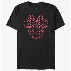 Cheap 🌟 Disney Mickey Mouse Minnie Hearts Fill T-Shirt ✨