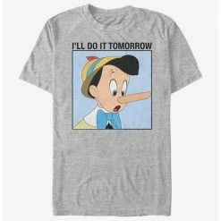 Wholesale 💯 Disney Pinocchio Do It Tomorrow T-Shirt ✨