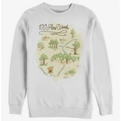 Best Sale 👍 Disney Winnie The Pooh 100 Acre Map Sweatshirt ✨