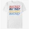Budget ⌛ Disney Mickey Mouse Retro Stack T-Shirt 🎁