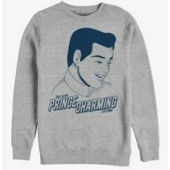 Hot Sale ⭐ Disney Cinderella Prince Charming Costume Crew Sweatshirt 🌟