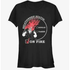 Outlet ⭐ Disney Hercules Relationship On Fire Girls T-Shirt ✔️