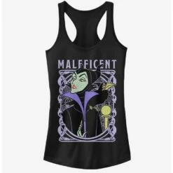 Best Sale 🤩 Disney Sleeping Beauty Maleficent Color 👍 Girls Tank ⌛