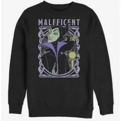 Cheap 🤩 Disney Sleeping Beauty Maleficent Color Crew Sweatshirt ✨