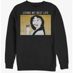 Outlet ✨ Disney Mulan Meme Crew Sweatshirt ⭐