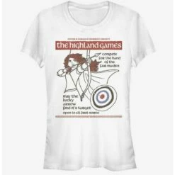 Outlet 🌟 Disney Pixar Brave Highland Games 🔔 Girls T-Shirt ✨