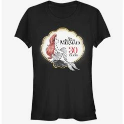 Best deal ✔️ Disney The Little Mermaid Anniversary Logo 🔔 Girls T-Shirt 😍