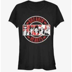 Budget 🎁 Disney Villains Breakin' Heart Villains Girls T-Shirt 🛒