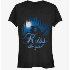 Flash Sale 😀 Disney The Little Mermaid Kiss The Girl Vignette Girls T-Shirt 🥰