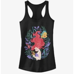 Budget 👍 Disney The Little Mermaid Sea Plants Girls Tank 🧨