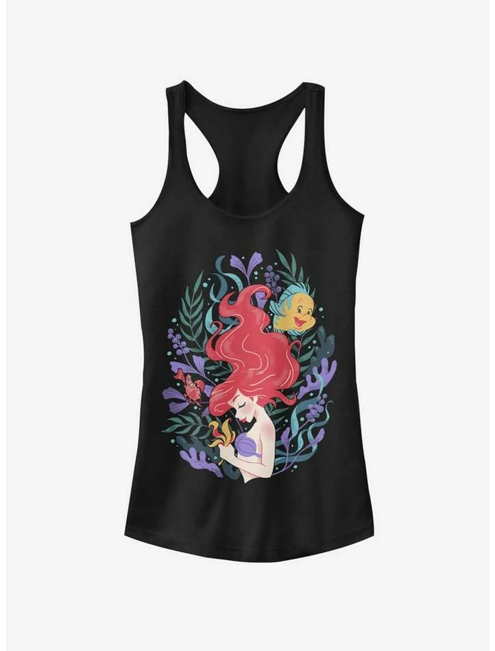 Budget ๐ Disney The Little Mermaid Sea Plants Girls Tank ๐งจ 1 Budget ๐ Disney The Little Mermaid Sea Plants Girls Tank ๐งจ