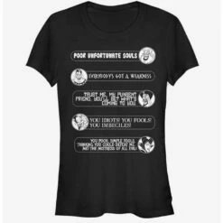 Best reviews of ⭐ Disney Villains Villain Quotes 🛒 Girls T-Shirt 👍