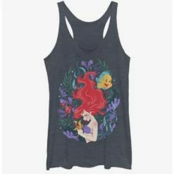 Hot Sale ✔️ Disney The Little Mermaid Sea Plants 🔔 Girls Tank ✔️